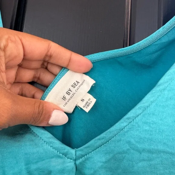 Vici Turquoise/Aqua Maxi Dress - Maternity Friendly - Picture 3 of 5